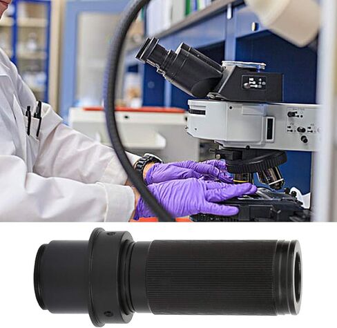 120x Zoom C Mount Lens, Bright Image, Exquisite Workmanship for Industry Microscope Camera, Suitable for All Microscopes in Saudi Arabia