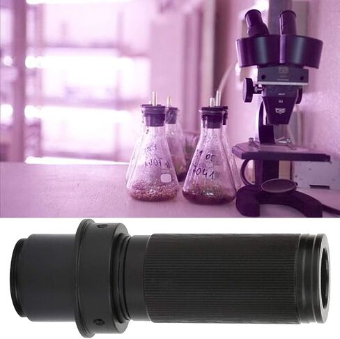 120x Zoom C Mount Lens, Bright Image, Exquisite Workmanship for Industry Microscope Camera, Suitable for All Microscopes in Saudi Arabia