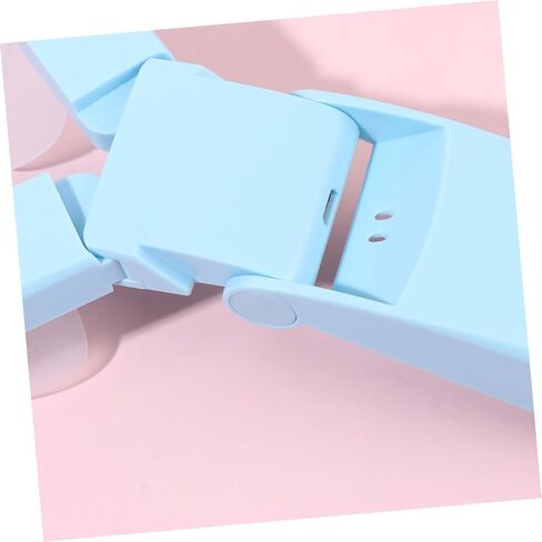Gadpiparty Portable Mini USB Rechargeable Fan Dual-headed Folding Handheld Fan Lightweight Blue for Travel Outdoor Office Use in Saudi Arabia