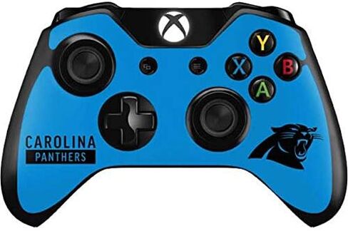 ملصق Skinit المخصص للألعاب متوافق مع وحدة تحكم Xbox One - تصميم سلسلة الأداء NFL Carolina Panthers Blue المرخص رسميًا in Kuwait
