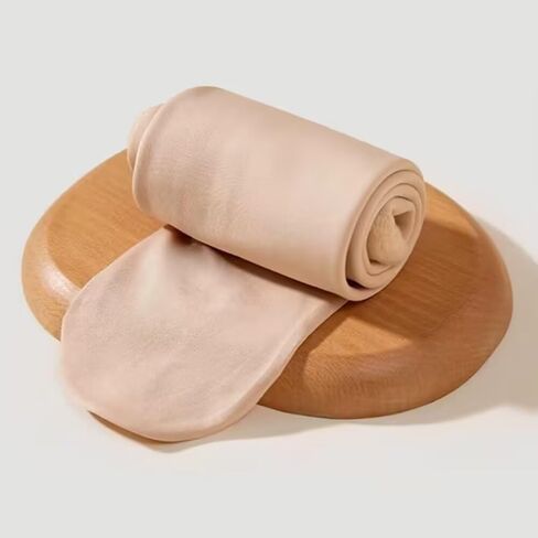 1 Pair Women's Fleece-Lined Thickened Winter Warm Over-the-Knee Socks, Silicone Anti-Slip Support in Saudi Arabia