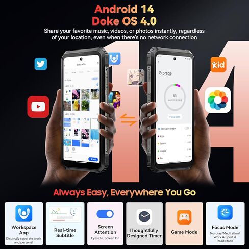 Blackview BL9000 Pro 5G Rugged Smartphone (FLIR Thermal Imaging Camera), 36GB +512GB Rugged Phone, Android 14, 50MP+50MP Camera, Dual 5G, 120Hz 6.78"FHD+ Display, 120W+8800mAh Battery, NFC/GPS/WiFi 6 in Kuwait