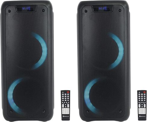 Rockville (2) Rock Party 6 مكبرات صوت لاسلكية مزدوجة مقاس 6.5 بوصة تعمل بالبطارية in Kuwait