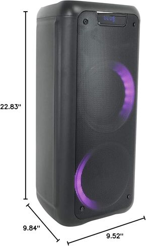 Rockville (2) Rock Party 6 مكبرات صوت لاسلكية مزدوجة مقاس 6.5 بوصة تعمل بالبطارية in Kuwait