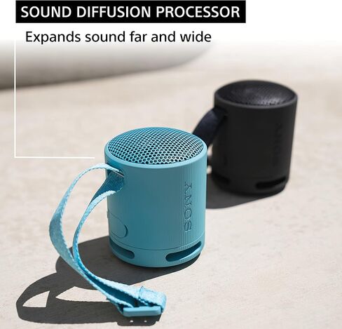 أنظمة سماعات لاسلكية بمشغل Mp3 محمول من سوني SRSXB100/H، رمادي فاتح (متجدد) in Kuwait