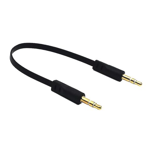 6 Inch 3.5mm Stereo Jack Audio Cable, 1/8" 3.5mm TRS Male Jack to TRS Male Plug AUX Cord for Headphone, Headset, Car Audio, Home Audio, 1 Pack in Kuwait