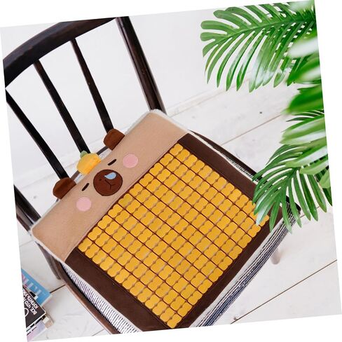 PartyKindom Vehicle Seat Cushion Breathable Cooling Pad for Car Truck Office Chairs Comfortable Ventilated Design Antislip Sweat-Resistant in Saudi Arabia