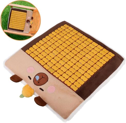 PartyKindom Vehicle Seat Cushion Breathable Cooling Pad for Car Truck Office Chairs Comfortable Ventilated Design Antislip Sweat-Resistant in Saudi Arabia
