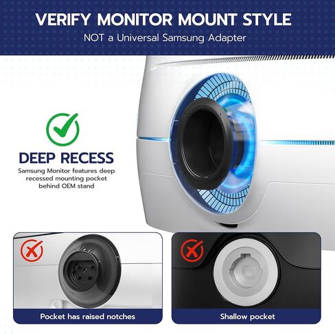 ARES WING Wall Mount Monitor Arm & VESA Adapter for Samsung Neo G9, G65B, G70A, G75T, G85NB, CRG9, CHG9, CHG90, and Odyssey G9 Monitors in Kuwait