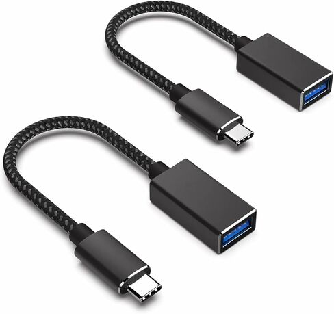 محول USB C إلى USB 3.0، 2 حزمة USB C إلى محول ذكر إلى أنثى أسود in Saudi Arabia