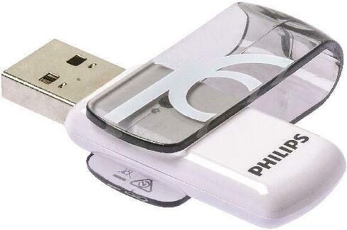 محرك أقراص فلاش USB من فيليبس سعة 16 جيجابايت إصدار Vivid USB 2.0 in Saudi Arabia