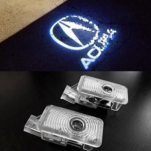 شعار White Ghost Shadow Led لجهاز العرض الضوئي للباب لـ Tlx Rlx Mdx TL Zdx Rdx in Saudi Arabia