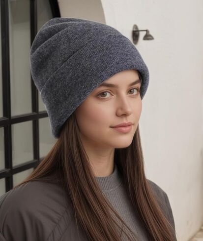 Winter Warm Beanie Hats Soft Knit Caps for Men Women in Saudi Arabia