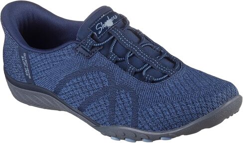 Skechers Womens Breathe Easy - Knitty Waves Hands Free Slip-ins in Saudi Arabia