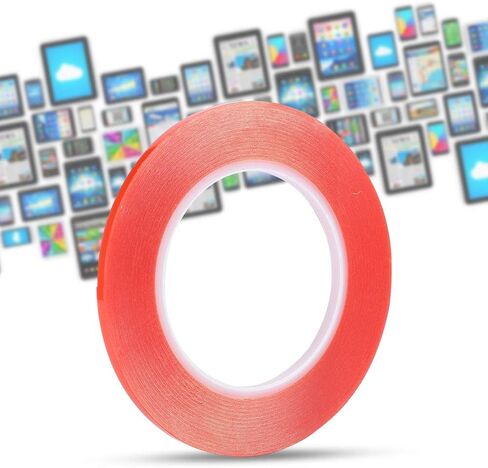 Greensen 5mm Repair Tape, Clear Double Sided Strong Adhesion Touch Screen Tape, with Acrylic Adhesive for Mobile Phones Tablets Laptops Cameras LCD Displays in Saudi Arabia