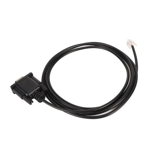 Sorandy RS232 DB9Pin أنثى إلى RJ11 RJ12 6P6C LAN شبكة كابل وحدة التحكم التسلسلية، موصل غلاف معدني محمي بالكامل مع أسلاك PVC، مثالي لمحرك السائر in Kuwait