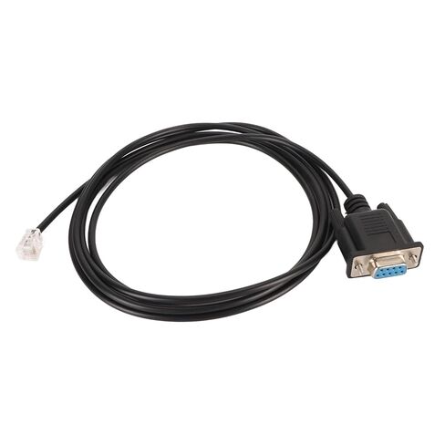 Sorandy RS232 DB9Pin أنثى إلى RJ11 RJ12 6P6C LAN شبكة كابل وحدة التحكم التسلسلية، موصل غلاف معدني محمي بالكامل مع أسلاك PVC، مثالي لمحرك السائر in Kuwait