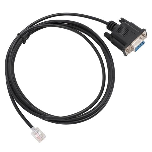 Sorandy 1.8m DB9 RS232 إلى RJ11 6P4C كابل وحدة التحكم التسلسلي، كابل التوصيل والتشغيل PVC، موصل هيكل معدني محمي بالكامل مع اتصال آمن، مثالي لـ AP7800 AP7900 940 0144A in Kuwait