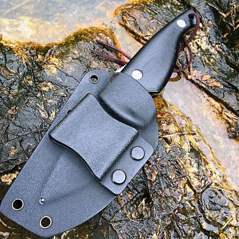 Watchman WF218 EDC سكين ذو نصل ثابت D2 شفرة فولاذية G10 مع أغلفة كيديكس للأنشطة الخارجية والتخييم in Kuwait