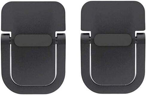 Black Portable Invisible Laptop Stand Zinc Alloy Foldable Laptop Feet Ergonomic Riser for Cooling and Stability 2pcs in Saudi Arabia