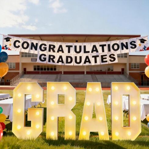 2.3FT Marquee Numbers Lights 2026 Sign, Light up letters for New Year Decorations 2026 Graduation Decoration, Class of 2026 for College High School Senior Kindergarten Graduation Party Favor Supplies in Saudi Arabia