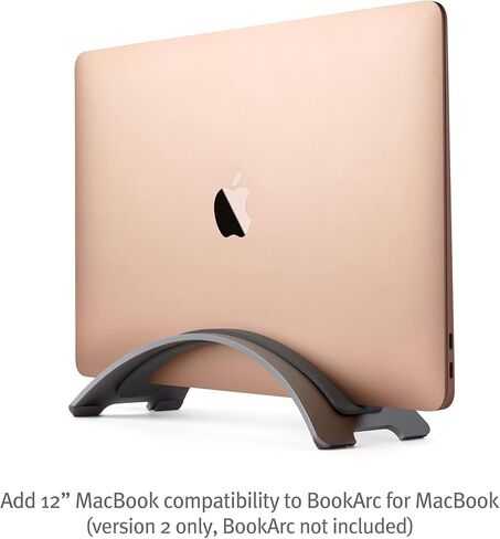 Twelve South BookArc لجهاز MacBook Space Gray Insert C لجهاز MacBook مقاس 12 بوصة (يناسب أحدث إصدار من BookArc فقط) in Kuwait