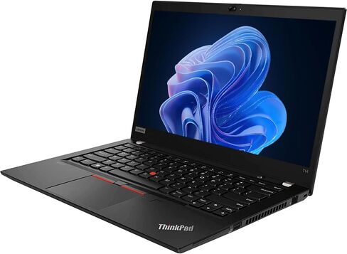كمبيوتر محمول Lenovo Thinkpad T14 Gen 1، شاشة 14 بوصة عالية الدقة (1920 × 1080)، الجيل العاشر رباعي النواة i5-10310U، 16 جيجابايت DDR4، 256 جيجابايت SSD، لوحة مفاتيح بإضاءة خلفية، Thunderbolt 3، HDMI، Windows 11 Pro (متجدد) in Kuwait