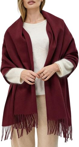 Winter Scarf for Women Pashmina Shawl Wraps for Evening Dress Fall Winter Warm Large Blanket Scarves in Saudi Arabia