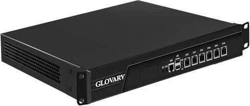 1U Rackmount Firewall i5 3320M، 6 x i226V 2.5GbE LAN OPNsense Hardware، U6، AES-NI، 8 جيجا رام 128 جيجا SSD، جهاز توجيه مختبر منزلي 19 بوصة، جهاز جدار حماية الشبكة، VGA، COM in Kuwait