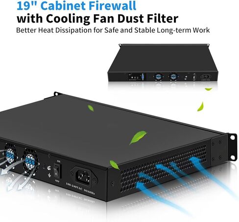 1U Rackmount Firewall i5 3320M، 6 x i226V 2.5GbE LAN OPNsense Hardware، U6، AES-NI، 8 جيجا رام 128 جيجا SSD، جهاز توجيه مختبر منزلي 19 بوصة، جهاز جدار حماية الشبكة، VGA، COM in Kuwait