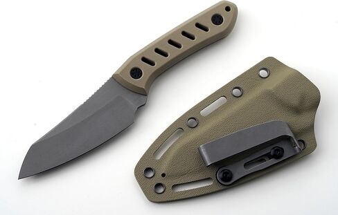Fixed Blade Hunting Camping Knife with 14C28N Steel, Kydex Sheath G10 Handle. Lightweight EDC Fixed Blade for Men Women Outdoor Enthusiasts, Hunting Survival in Saudi Arabia