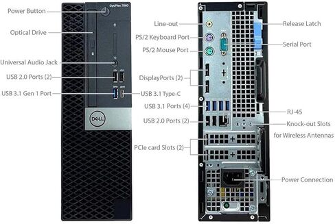 Dell Optiplex 7060 SFF Desktop Computer PC (Renewed) in Saudi Arabia