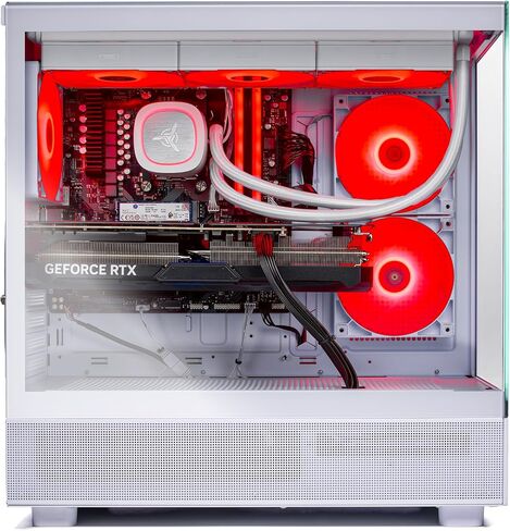كمبيوتر سطح المكتب Skytech Azure للألعاب، Ryzen 7 7800X3D 4.2 جيجا هرتز (5 جيجا هرتز Turbo Boost)، NVIDIA RTX 5070 Ti 16 جيجا GDDR7، 1 تيرابايت Gen4 SSD، 32 جيجا DDR5 RAM 6000 RGB، 850 وات ذهبي ATX 3.0 PSU، 360 مم ARGB AIO، واي فاي، ويندوز 11 in Kuwait
