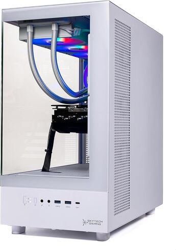 كمبيوتر سطح المكتب Skytech Azure للألعاب، Ryzen 7 7800X3D 4.2 جيجا هرتز (5 جيجا هرتز Turbo Boost)، NVIDIA RTX 5070 Ti 16 جيجا GDDR7، 1 تيرابايت Gen4 SSD، 32 جيجا DDR5 RAM 6000 RGB، 850 وات ذهبي ATX 3.0 PSU، 360 مم ARGB AIO، واي فاي، ويندوز 11 in Kuwait