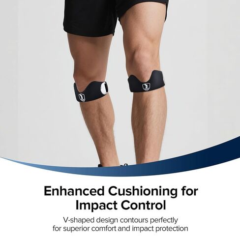 Patellar tendon support strap2 Pack, helps protect knee support for hiking, soccer, basketball, running, jumping, tennis, cycling ,Volleyball and squats， providing additional support during exercise black in Saudi Arabia