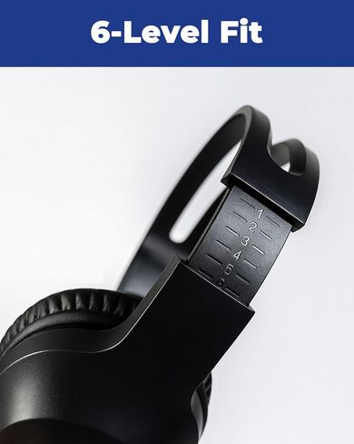 Wired Headset with Microphone for Laptop PC – Over-Ear Headphones with Stereo Sound & Noise-Cancelling Mic, 3.5mm Plug Comfortable Headset for Work, Online Classes, Gaming, and Music Listening in Saudi Arabia