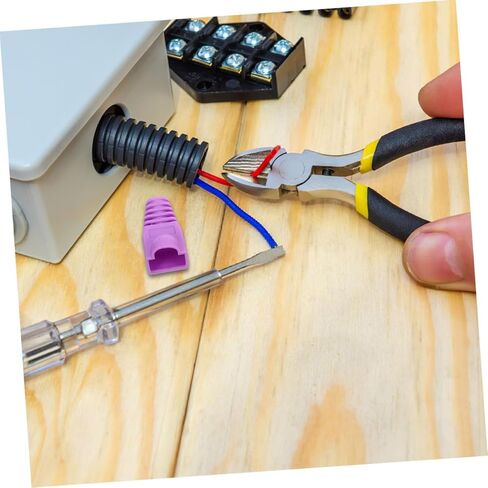 100pcs Protective Ethernet Cable Covers Boot Sleeves Strain Relief Cable Connectors Guards in Saudi Arabia