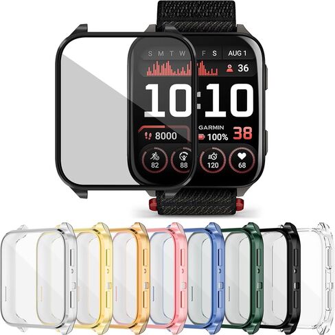 RICHONE [8Pack] واقي شاشة متوافق مع Venu X1 GPS Smartwatch Case لـ Garmin Venu x1 يغطي أغطية كاملة مقاومة للخدش واقيات شاشة TPU المرنة in Saudi Arabia