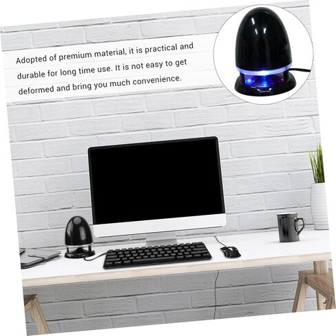 مكبر صوت صغير مزود بمدخل Aux ومكبر صوت محمول يعمل بمنفذ USB لأجهزة الكمبيوتر المحمول والهاتف والكمبيوتر اللوحي وتصميم مدمج مع التحكم في مستوى الصوت للاستخدام المنزلي أثناء السفر in Kuwait