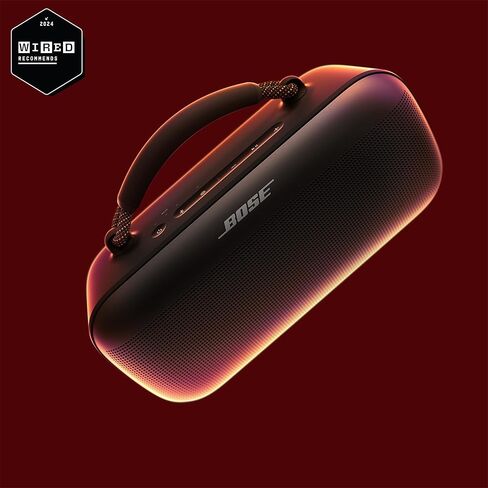 مكبر صوت محمول Bose SoundLink Max، مكبر صوت بلوتوث كبير مقاوم للماء، عمر بطارية يصل إلى 20 ساعة، USB-C، مدخل AUX مدمج 3.5 مم، أسود (متجدد) in Saudi Arabia