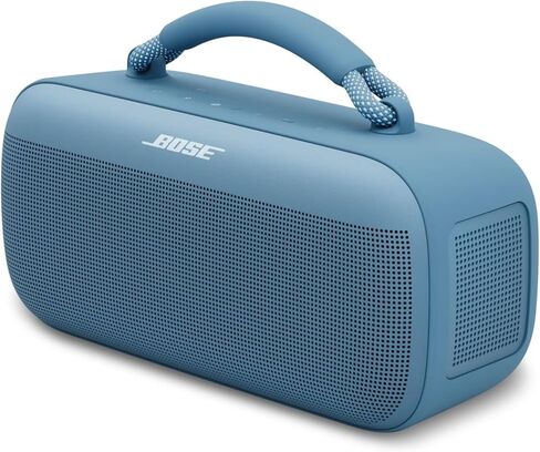 مكبر صوت محمول Bose SoundLink Max، مكبر صوت بلوتوث كبير مقاوم للماء، عمر بطارية يصل إلى 20 ساعة، USB-C، مدخل AUX مدمج 3.5 مم، أسود (متجدد) in Saudi Arabia