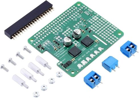 Pololu Dual MC33926 Motor Driver Shield (مجموعة جزئية) - لوحة تحكم بمحرك DC عالية الطاقة لمشاريع Raspberry Pi والروبوتات in Kuwait