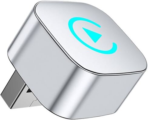 Car Wireless CarPlay Adapter for Mazda CX‑5 2019 2020 2021 2022 2023 2024 2-in-1 Support Apple CarPlay and Android Auto Mini USB Design Fast Connection Plug and Play,Silver in Kuwait