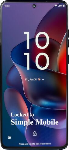 Simple Mobile Motorola Moto g Stylus 2025، 128 جيجابايت، Gibraltar Sea - هاتف ذكي مدفوع مسبقًا مع قلم مدمج، شاشة 6.8 بوصة FHD+، كاميرا 50 ميجابكسل، 5G (مقفل على هاتف محمول بسيط) in Kuwait