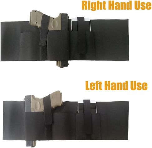 Belly Band Holster, Pistol Holster Belt Holster Waist Concealed Carry Elastic Tactical Belly Band in Saudi Arabia