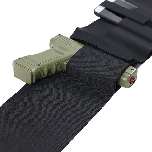 Belly Band Holster, Pistol Holster Belt Holster Waist Concealed Carry Elastic Tactical Belly Band in Saudi Arabia