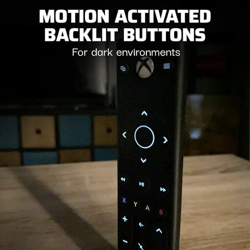 Media Remote Control Accessories for Xbox Series X|S, Xbox One, Original IC Chip for Better Navigation, Motion Activated Backlight, Compact Navigation Toggle (Coal Black) in Saudi Arabia