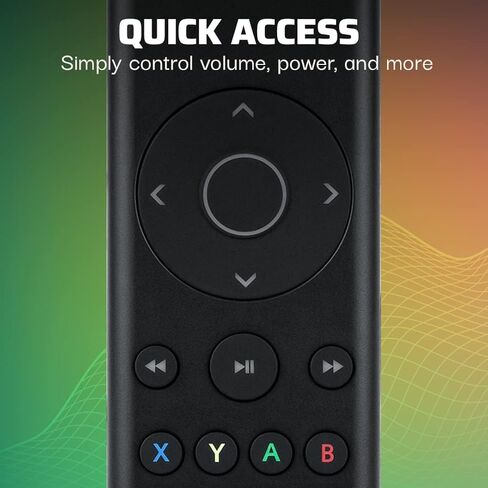 Media Remote Control Accessories for Xbox Series X|S, Xbox One, Original IC Chip for Better Navigation, Motion Activated Backlight, Compact Navigation Toggle (Coal Black) in Saudi Arabia