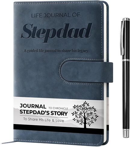 Gifts for Grandpa - A Grandpa's Memory and Keepsake Guided Leather Journal - Grandpa I Want to Know Your Life Story Journal - Christmas or Birthday Gifts for Grandpa in Saudi Arabia