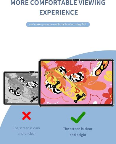 [عبوة من قطعتين] واقي شاشة للوحة الرسم السحرية XP-Pen مقاس 12.2 بوصة، طبقة PET مرنة متوافقة مع لوحة الرسم السحرية XPPen، رقيقة جدًا مضادة للخدش in Kuwait
